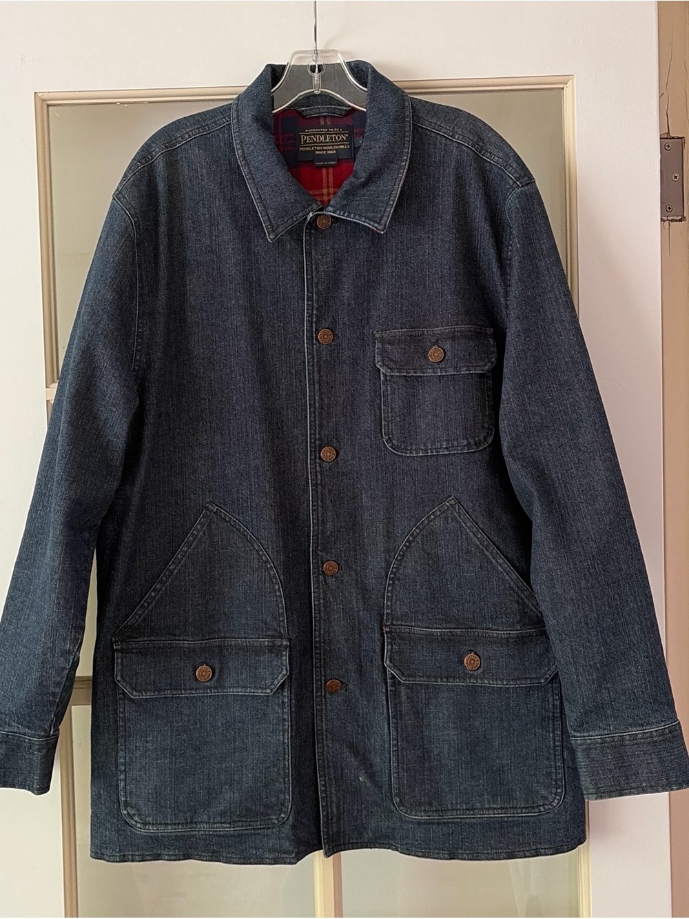 Pendleton Dark Denim Field Jacket - Navy Blue